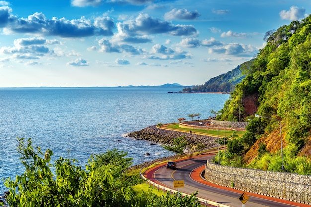 Punkt widokowy Noen nangphaya w Chanthaburi w Tajlandii.