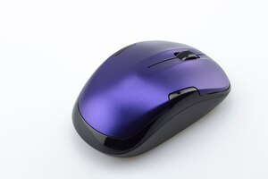 Purpurowy mysz komputerowa