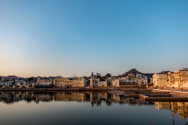 Pushkar Lake Święte jezioro, Radżastan, Indie