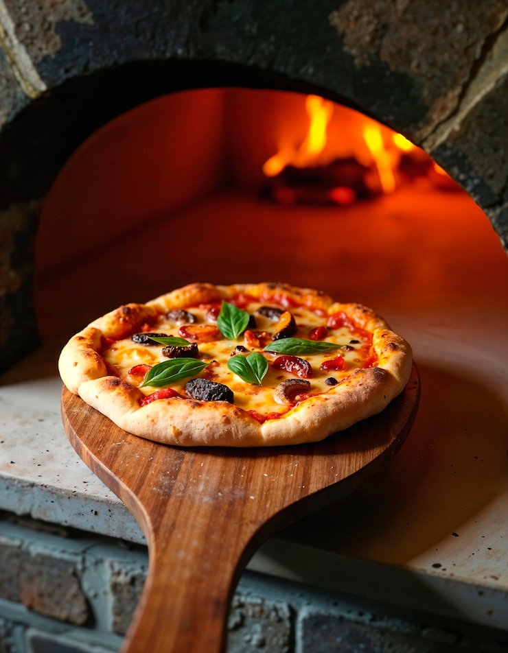 Bezpłatny plik Zdjęcie pyszna wegańska pizza.