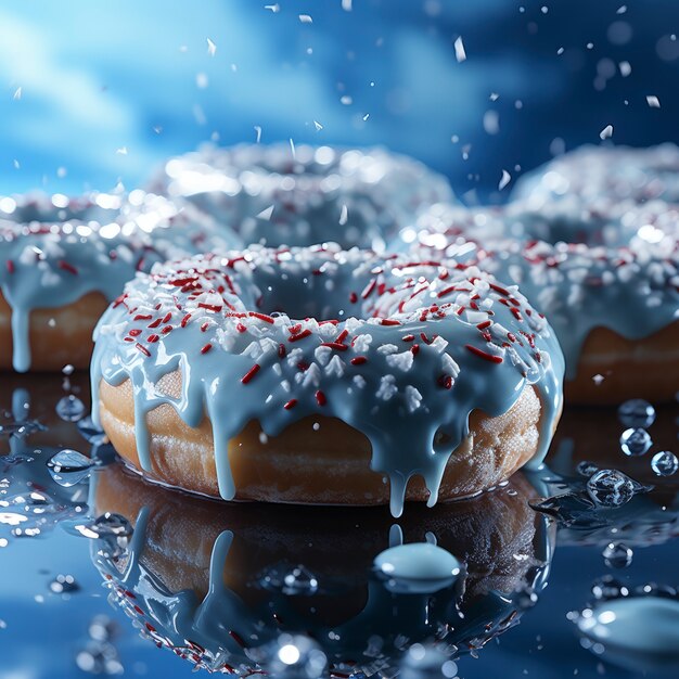 Pyszne glazurowane pączki