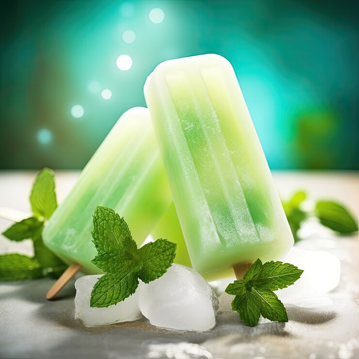 Bezpłatny plik Zdjęcie pyszne lody z miętą