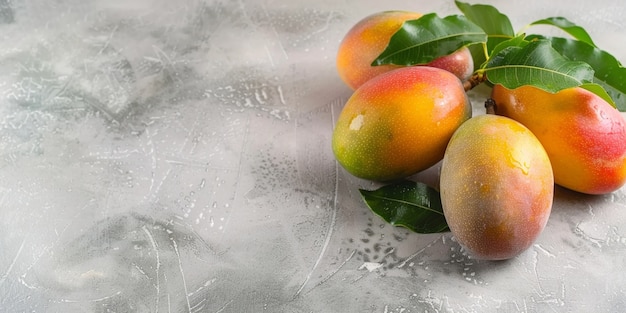 Bezpłatne zdjęcie pyszne mango, martwa natura.