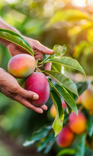 Bezpłatne zdjęcie pyszne mango, martwa natura.