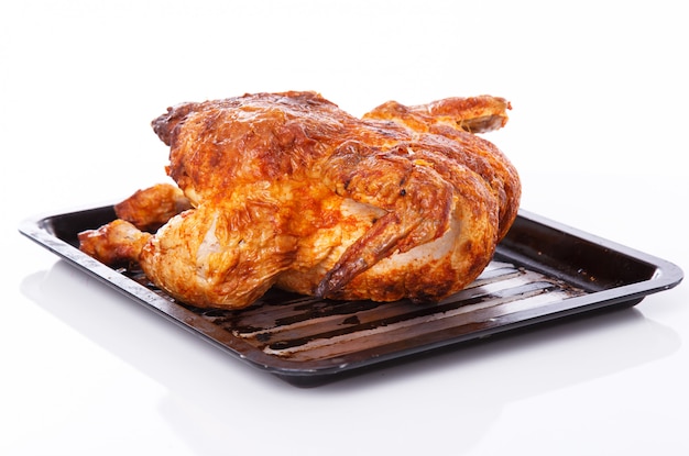 Bezpłatne zdjęcie pyszny kurczak na stole