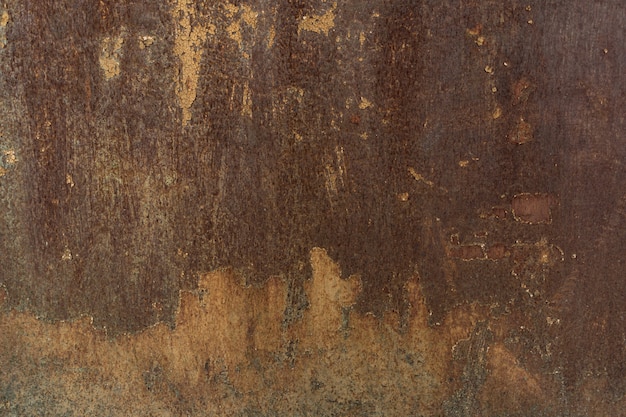 Rdza malowane grunge metalowe tło lub tekstury z zadrapaniami i pęknięciami