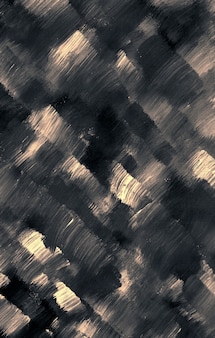 Ręcznie robiona współczesna grafika nowoczesna czarna brązowa tekstura oryginalny obraz abstrakcyjne tło
