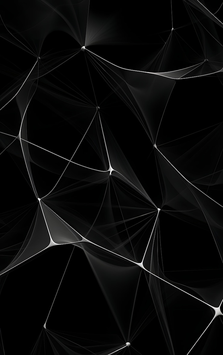 Bezpłatny plik Zdjęcie rendering 3d abstrakcyjnego czarno-białego tła