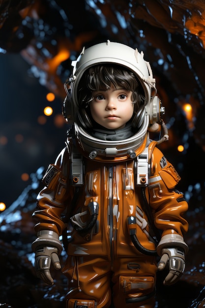 Rendering 3D astronauta