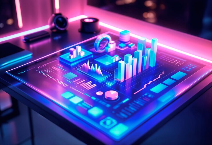 Bezpłatny plik Zdjęcie rendering 3d futurystycznych technologii