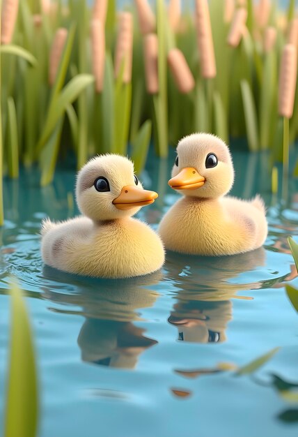 Rendering 3D ilustracji zwierzęcej