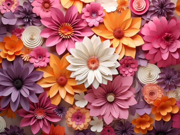 Bezpłatne zdjęcie rendering kwiatów w 3d