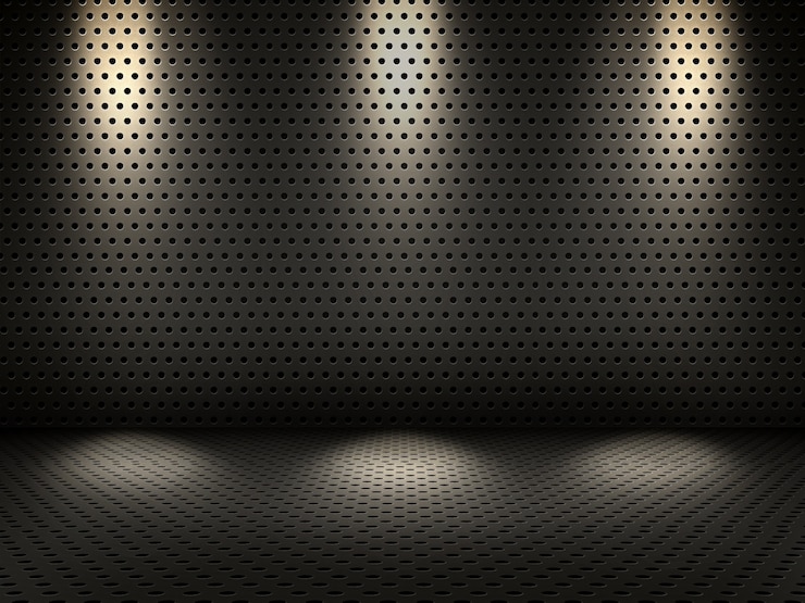 Bezpłatny plik Zdjęcie renderowanie 3d z metalicznym wn? trzem z reflektorów