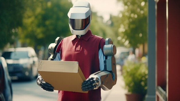 Robot wykonujący dostawę zamiast ludzi