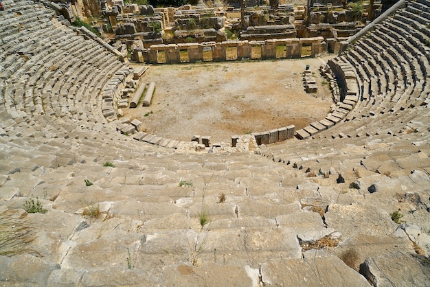 Roman teatru widziana z góry