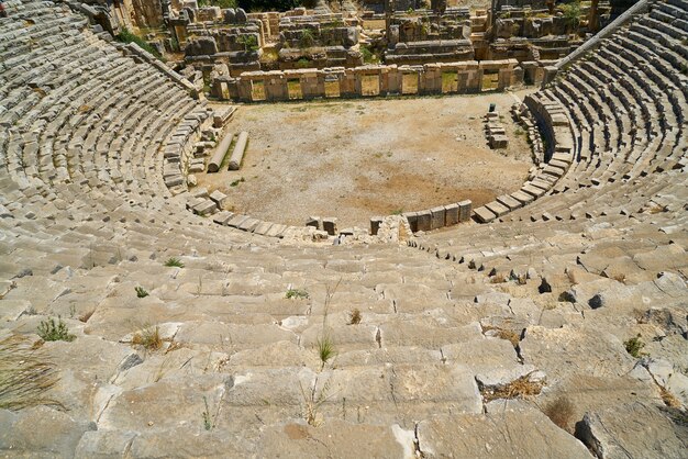 Roman teatru widziana z góry