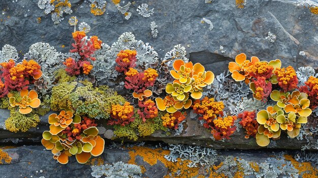 Rośliny o żywych kolorach w środowisku naturalnym