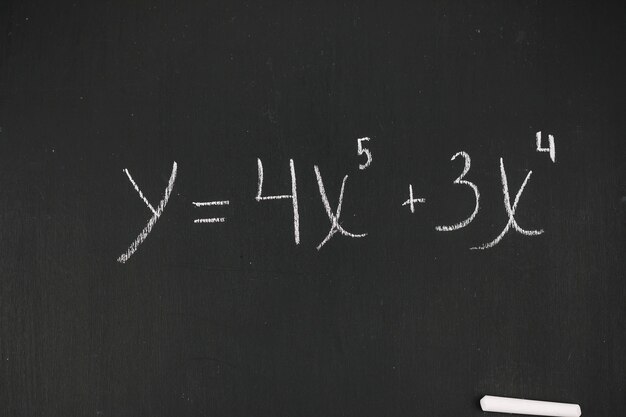 Równanie matematyczne w szkole