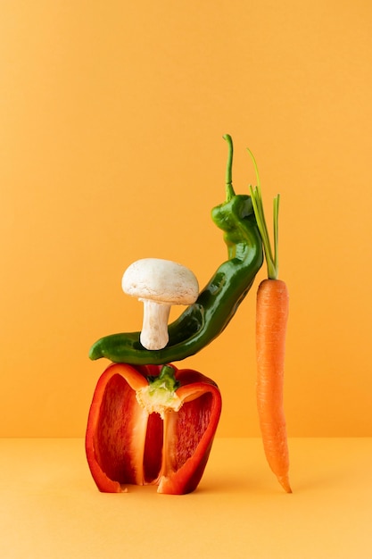 Rozmieszczenie zdrowej żywności wegetariańskiej