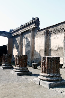 Ruiny archeologiczne w pompejach