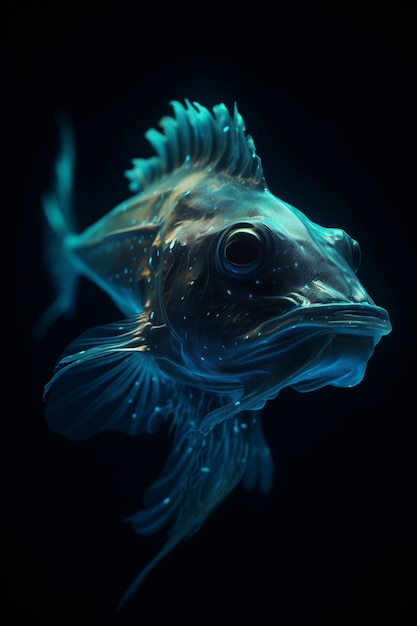Bezpłatne zdjęcie ryby z dna morza
