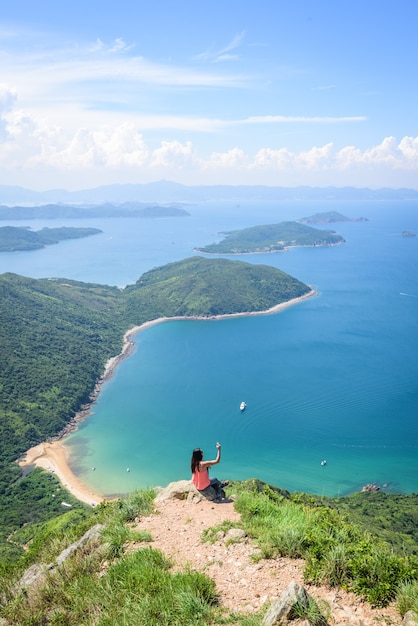 Bezpłatne zdjęcie sai kung east country park w hongkongu