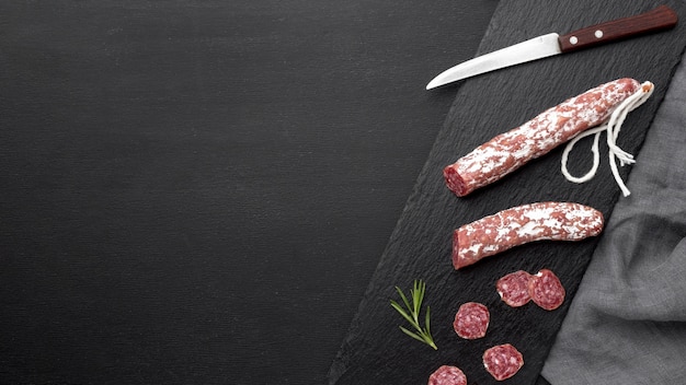 Salami I Pomidory Z Kopiowaniem Miejsca