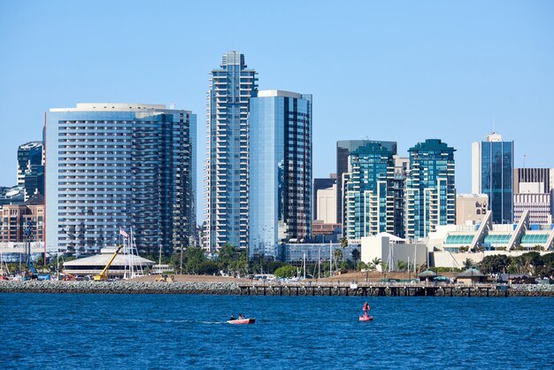 San Diego skyline budynków w centrum miasta