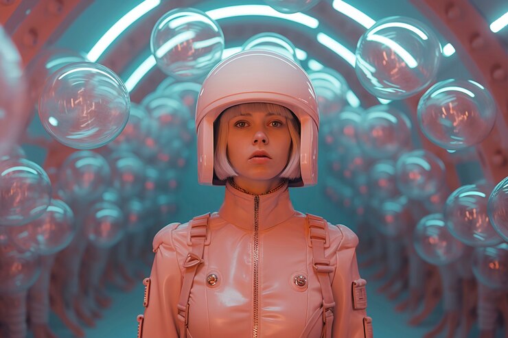 Bezpłatny plik Zdjęcie scena fantasy z surrealistycznymi elementami i mistyczną atmosferą.