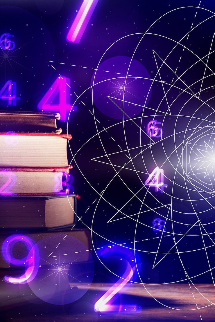 Bezpłatny plik Zdjęcie skład koncepcji numerologii