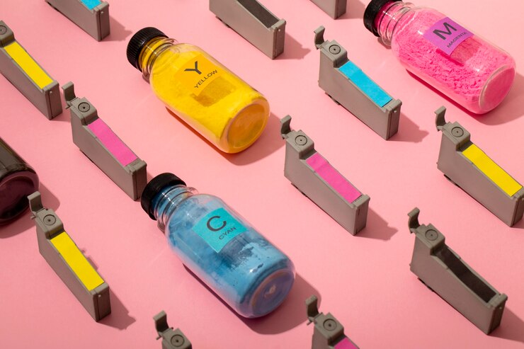 Bezpłatny plik Zdjęcie skład tonerów cmyk