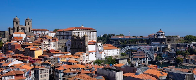 Słynny widok na porto, portugalia, europa