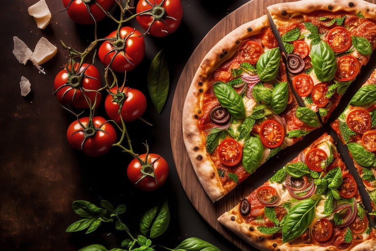Bezpłatny plik Zdjęcie smaczna domowa tradycyjna włoska pizza przepis