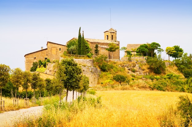 stara wioska katalońska. Castellar de la Ribera