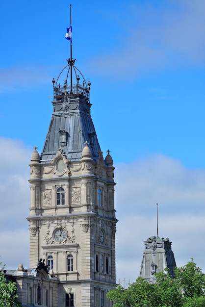 Stare budynki w Quebec City