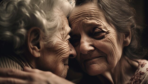 Starsi dorośli obejmują proces starzenia się z miłością generowaną przez sztuczną inteligencję