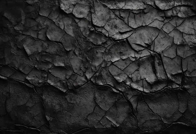 Bezpłatne zdjęcie stary czarny betonowy tło grunge tekstura ciemna tapeta tablica tablica betonowa ściana ai g
