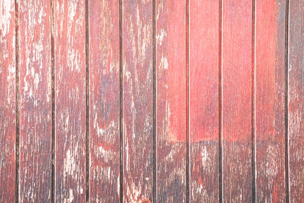 Stary czerwony drewniany tło
