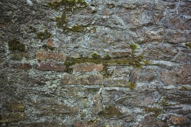 Stary kamienny mur w tle