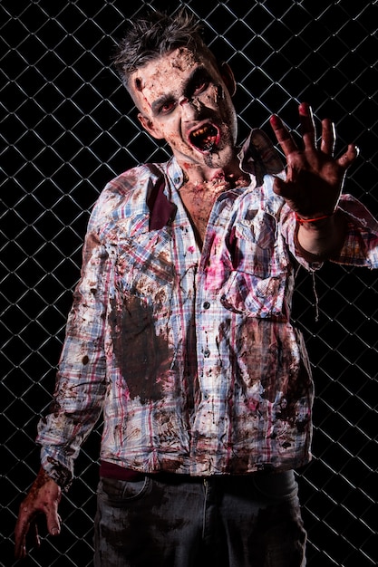 Straszny Kostium Zombie Cosplay