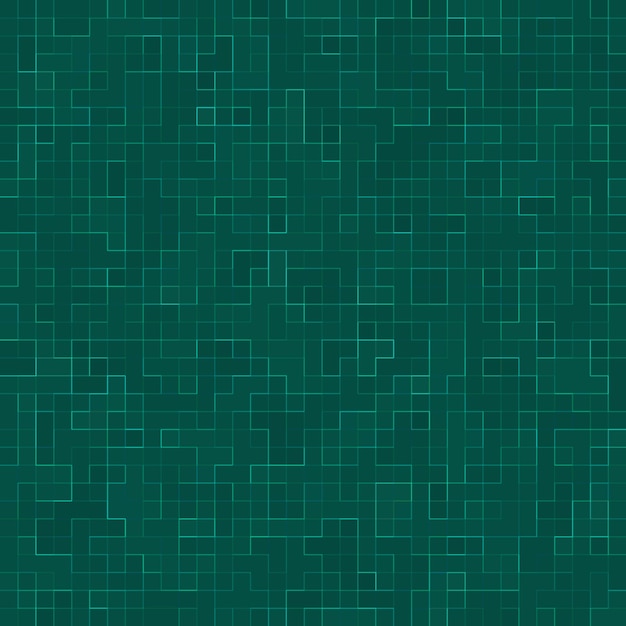 Streszczenie jasny zielony kwadrat pikseli płytki mozaiki ścienne tło i tekstura.