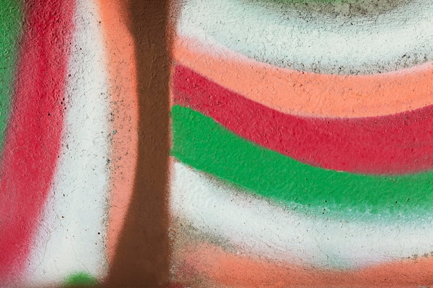 Bezpłatne zdjęcie streszczenie kolorowe tapety ścienne graffiti