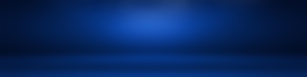 Streszczenie luksusowe gradientowe niebieskie tło gładkie ciemnoniebieskie z czarnym banerem winiety studio