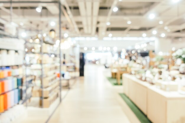 Streszczenie rozmycie i defocused centrum handlowe