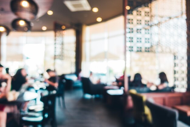 Streszczenie rozmycie restauracja i kawiarnia kawiarnia