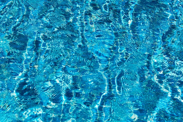 Streszczenie tekstury tła wody w basenie