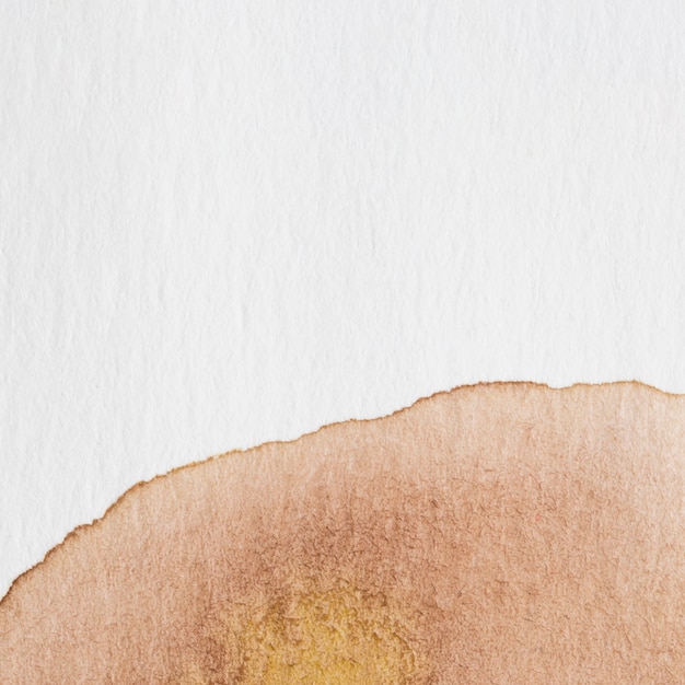 Streszczenie tło akwarela z brązowym rozpryski farby aquarelle