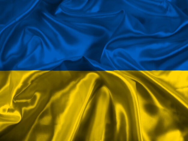 Streszczenie tło flagi Ukrainy