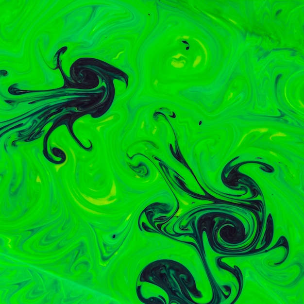 Bezpłatne zdjęcie streszczenie zielony kolor farby marmurowe tło