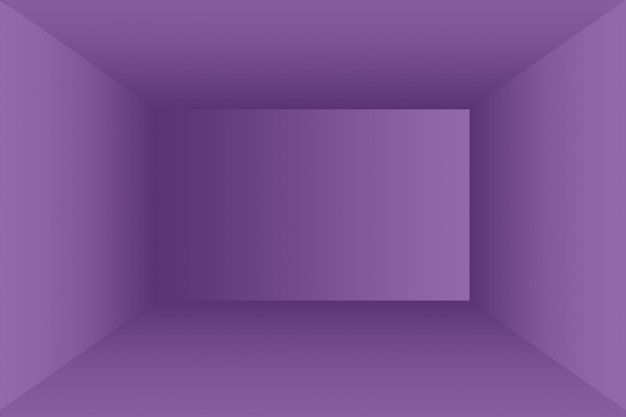 Bezpłatne zdjęcie studio background concept - abstrakcyjna puste światło gradientu purpurowe studio tło pokoju dla produktu. zwykły studio tło.